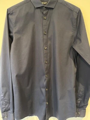 Camisa Tigre de Suecia para hombre. Azul, talla S. Foto 1 de 4