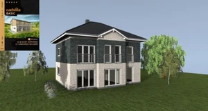 -Aktion-Haus "Steinfurt" als 3D CAD Haus-Projektdatei mit Cadvilla ab Version 12 - Bild 1 von 12