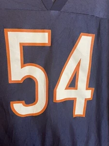 NFL Team Apparel Men's Brian Urlacher #54 Chicago Bears Jersey Navy Home Large - Picture 1 of 7