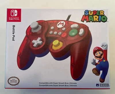 Hori NSW-107U Battle Pad for Nintendo Switch Mario Edition - Red - Image 1 of 2