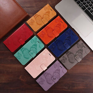Stand Flip Leather Butterfly Wallet Phone Case for iPhone 15 Pro Max Plus
