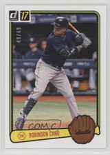 2017 Panini Donruss Retro 1983 Aqueous Test /49 Robinson Cano #RV-31