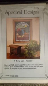 "A New Day-Rooster" Wall Quilt Pattern by Spectral Designs Size 24" x 30" - Picture 1 of 2