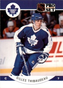 Gilles Thibaudeau 1990-91 Pro Set #290 Toronto Maple Leafs