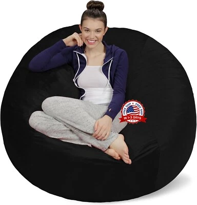 Funda para silla tipo puff solo funda para muebles de sala de estar sin relleno Foto 1 de 4