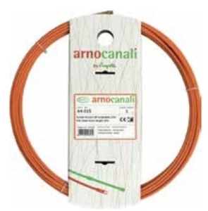 SONDA PASSACAVO ARNOCANALI A4.010 ACCIAIO NYLON DIAMETRO 4MM 10 METRI ARANCIONE - Foto 1 di 2
