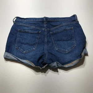 Old Navy Shorts Womens Size 4 Boyfriend Destroyed Cuffed Perfect Mid Rise Denim - Picture 1 of 12