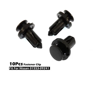 10x10MM Bumper Fastener Retainer Clip Rivet Fit Nissan Subaru Maxima 01553-09241 - Picture 1 of 6
