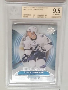 2013-14 Ultimate Collection #65 Tyler Johnson RC /499 Beckett 9.5 GEM MINT - Picture 1 of 3