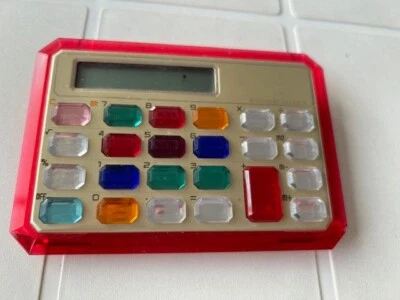 VINTAGE ANNEES 2000 - MACHINE A CALCULER  ORIGINE USA  8,5 x 12,5 cm - Photo 1/4