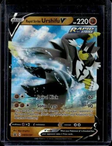 SWSH: Sword & Shield Promo Cards #SWSH107 Rapid Strike Urshifu V - Picture 1 of 2