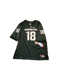 NIKE TEAM JERSEY XL NWT Spartans#18 Flawless Official License Collegiate Product - Bild 1 von 8