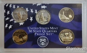 2003 S Clad State Deep Cameo Gem Proof Quarter Set No Box/COA - Picture 1 of 1