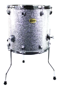 Ludwig Centennial Zep 16 x 16 Maple Floor Tom Drum, Silver Sparkle - NEW #R2420 - Picture 1 of 7