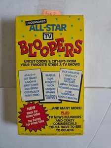 Uncensored All-Star TV Bloopers (VHS, 1988) - Bild 1 von 9