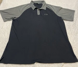 Oakley Polo Golf Shirt Herren XXL schwarz und grau Activewear Freizeit - Bild 1 von 7