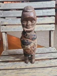 KONGO alte afrikanische Figur Ancien Statue d'afriqueafrica Kongo Bestattungszeremonie  - Bild 1 von 7