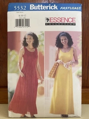 Butterick Maxi Dress Sewing Patterns #5532 Fast And Easy New Uncut - Image 1 of 4