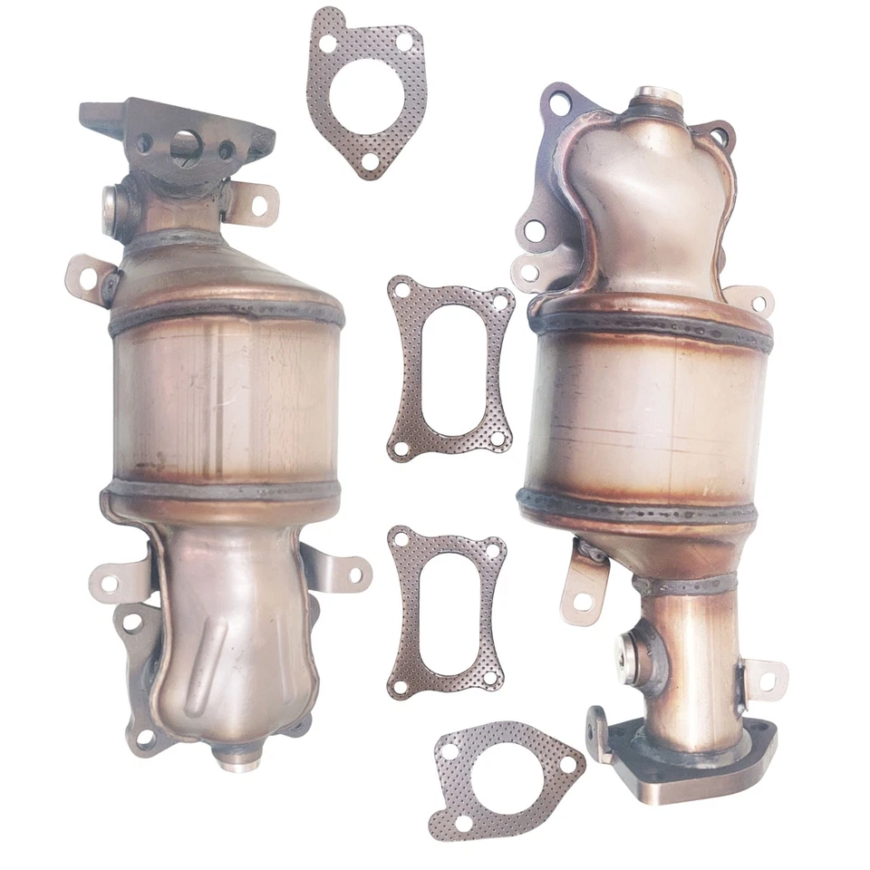 Par de colectores convertidores catalíticos Bank1 y Bank2 2009 a 2015 Honda Pilot 3,5 L Foto 1 de 1