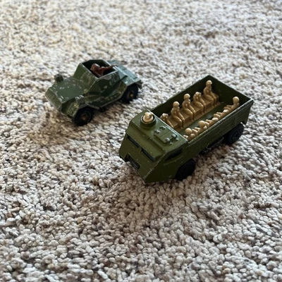 Vintage Matchbox & Corgi Juniors  Military/Army toys Vehicles - Image 1 of 4