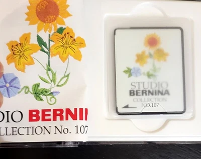 Studio Bernina Embroidery Card Collection 107 Sewing Flowers Gardening Animals - image 1 of 3