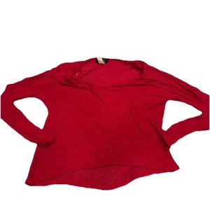 Vintage 90’s Deb Red Midi Shirt Soft Mesh distressed, sexy - Bild 1 von 7