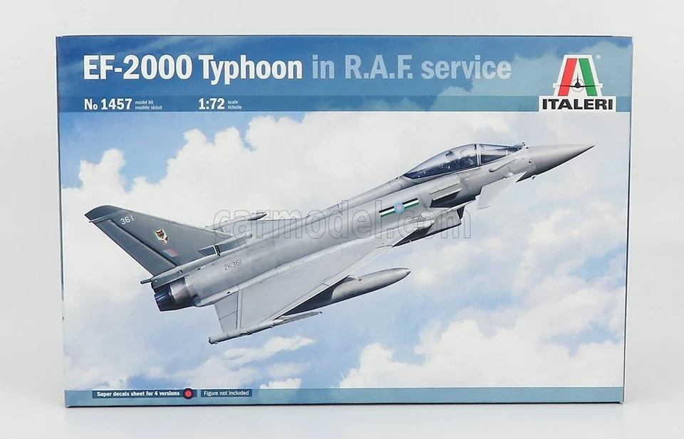 1/72 ITALERI - EUROFIGHTER - EF-2000 TYPHOON AIRPLANE MILITARY 1994 IT1457 - Immagine 1 di 1