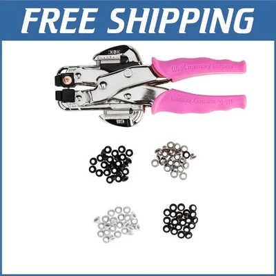 Professional Crop-A-Dile Eyelet Setter - Comfort Handle & Portable Case Included - Image 1 of 4