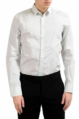 Camisa de vestir Dolce & Gabbana de manga larga a cuadros para hombre EE. UU. 15,75 IT 40 Foto 1 de 4