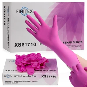 Nitrile Disposable Latex-Gloves - 3.5mil 100PCS/-9inch Guantes de Nitrilo Cle... - Picture 1 of 9