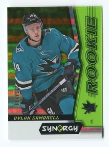 2018-19 Synergy #65 DYLAN GAMBRELL Green Rookie San Jose Sharks /299 - Picture 1 of 3