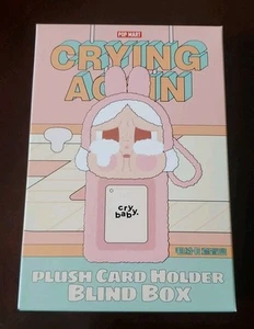 POP MART Crybaby Crying Again Plush Card Holder Blind Box ~ SEALED RANDOM FIGURE - Picture 1 of 6