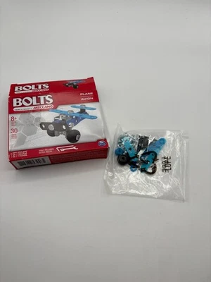 Meccano BOLTS Steel "PLANE" Building Construction Kit 30pcs Tools Included(bin-v - Image 1 of 2