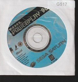 NHL Powerplay 96 Sega Saturn Sleeved Video Game Disc Only