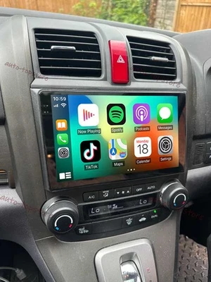 Android 15 For 2007-2011 Honda CRV Carplay Car Stereo GPS FM Radio WIFI +Camera - Image 1 of 4