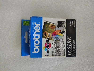 Brother LC51BK Black Ink Cartridge - Image 1 of 3