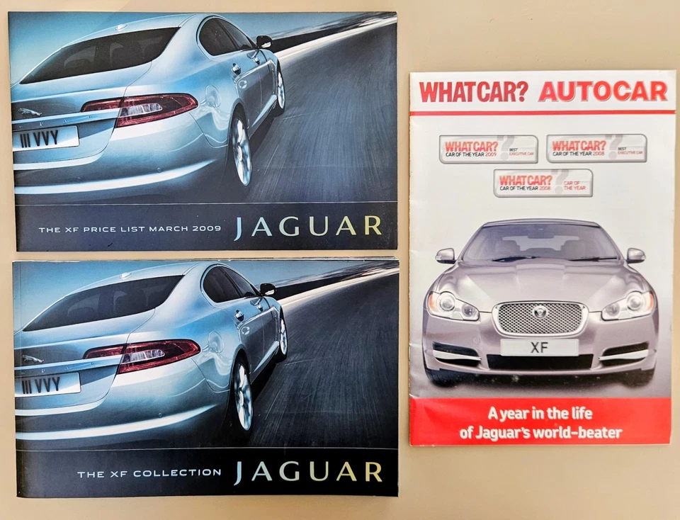 Jaguar XF Brochure And Road Test Reprint  & Price List 2009 - Image 1 of 4