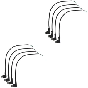 Set of 2 USB Data Cable Extender Short Right Angle Unbreakable to - Photo 1 sur 12