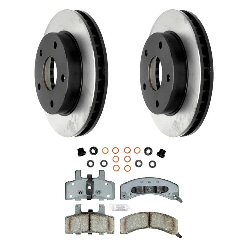 For Dodge Ram 1500 97-99 ACDelco Gold Front Brake Kit w Ceramic Pads - Imagem 1 de 4