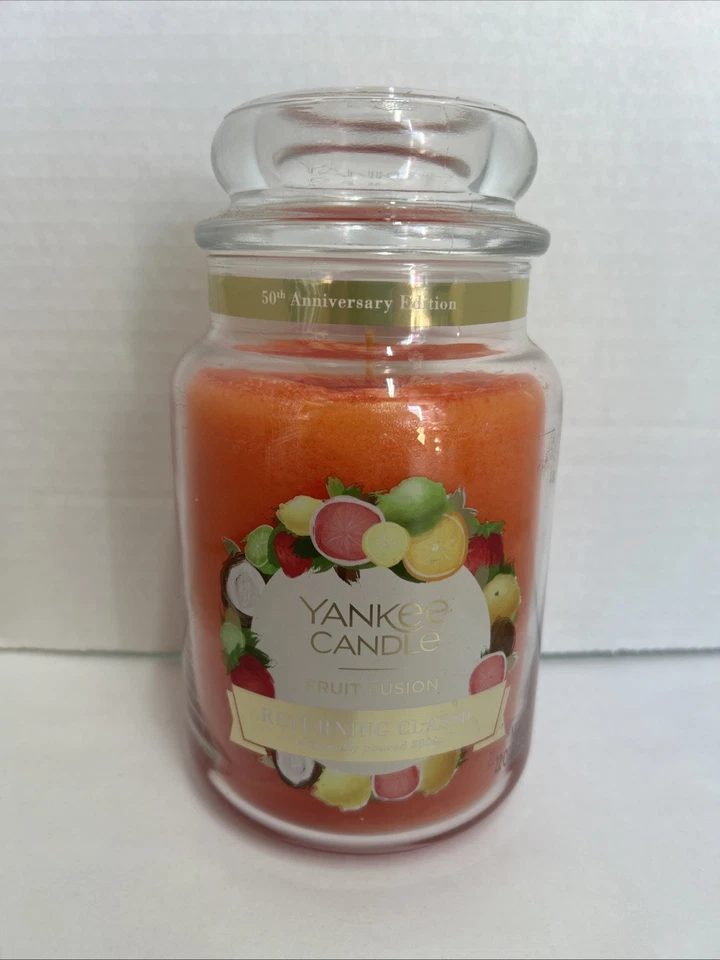Yankee Candle "Returning Classic" FRUIT FUSION 22 oz Jar Candle 50th Anniversary - Image 1 of 1