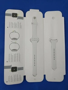 Genuine Apple Watch Band White Sport Band (44mm) White S/M/L - Photo 1 sur 6