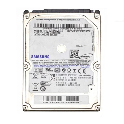 Samsung HN-M320MBB HDD Hard Disk 320GB 2.5" SATA Notebook Drive Refurbished - Image 1 of 3