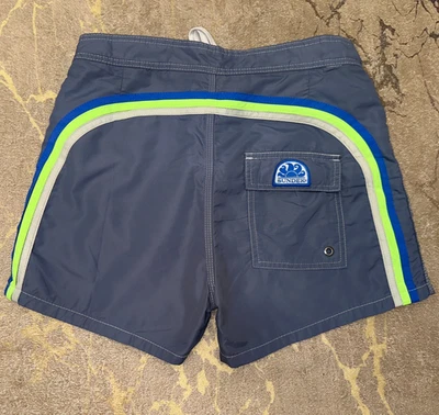 Gray Rainbow Sundek 29 Beach Board Shorts Swim Trunks Bath Suit size 29 Xs S - Image 1 of 4