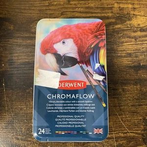 Derwent Chromaflow Colored Pencils Tin (SEE IMAGES) - Picture 1 of 3