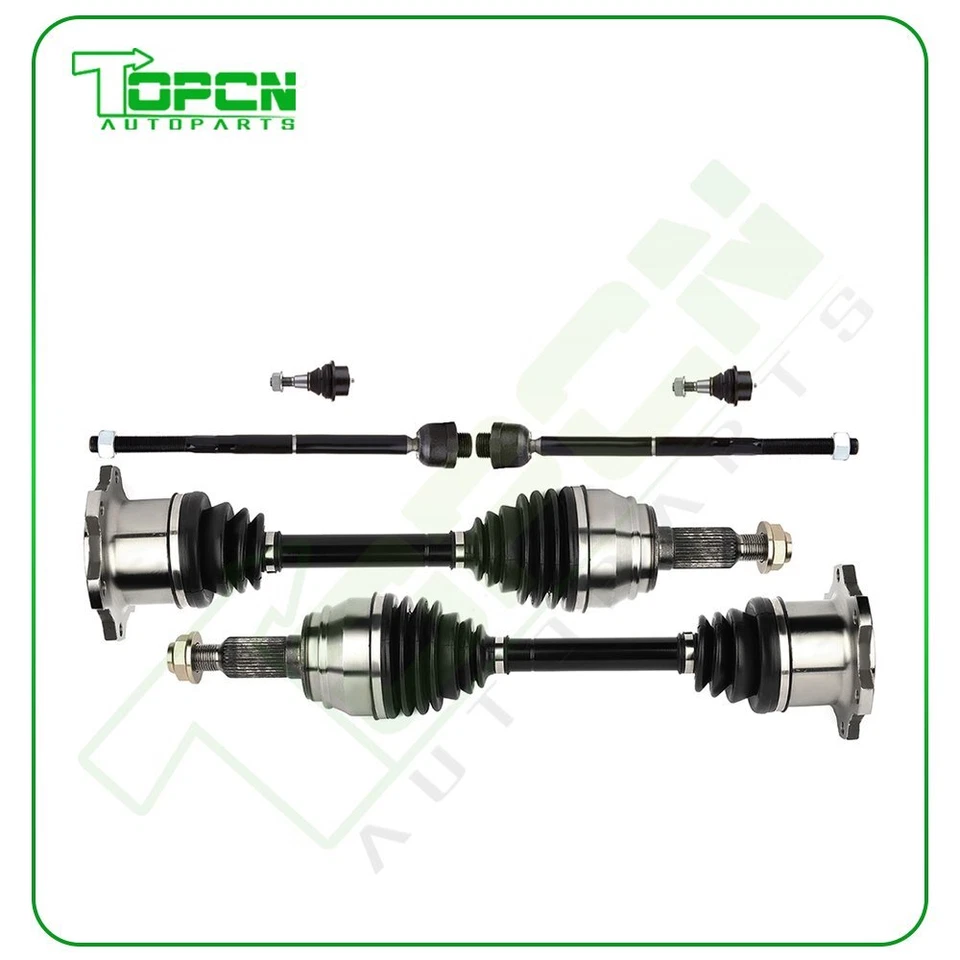 6Pcs Front Upper Control Arm CV Axle Shaft For 1999-06 Chevrolet Silverado 1500 - Image 1 of 4