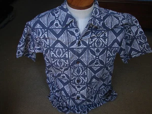 Vintage Mens Pataloha Aloha Hawaiian Shirt 100% Organic Cotton Size Medium - Picture 1 of 3
