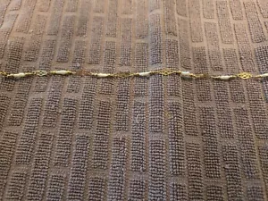 Seed Pearl and Gold Link 8.5 " Bracelet - Picture 1 of 3
