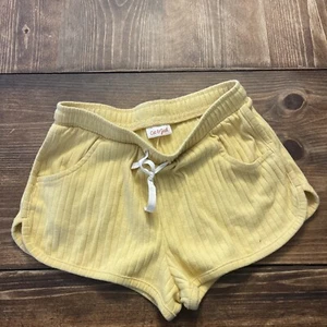 Cat And Jack Yellow Shorts Larger 10/12 - Picture 1 of 1