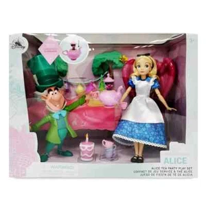 [Disney Store] Alice im Wunderland Tea Party Mad Hatter klassisches Puppenspielset - Bild 1 von 2