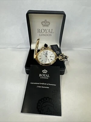 Royal London Pocket Watch 90001-02 G/P RRP £169.99 Boxed Brand New Offers! - Image 1 of 4